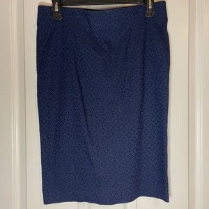CATO: Blue Pencil Skirt